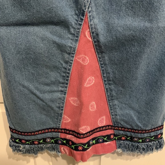 ✋B.U.M Equipment Vintage Girls Skirt 6 6X Rodeo Western - Picture 6 of 11